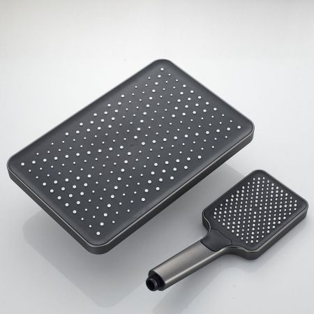 Душевая система Raffine F3699T, оружейная сталь