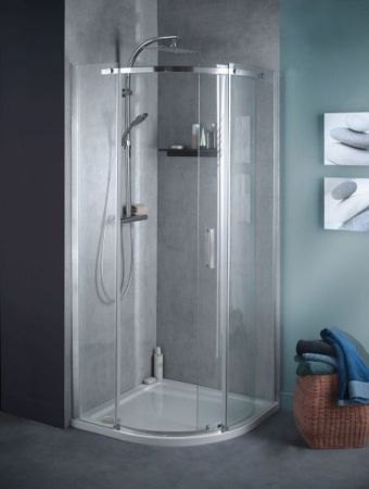 Душевое ограждение JACOB DELAFON CONTRA (90*90) E22R90R-GA (раздвижная, хром), шт, артикул E22R90R-GA