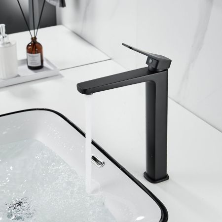 Смеситель для раковины Shevanik S9911H, черный, артикул S9911H