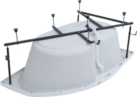 Акриловая ванна Aquanet Capri 160x100 R (с каркасом), артикул 00205386