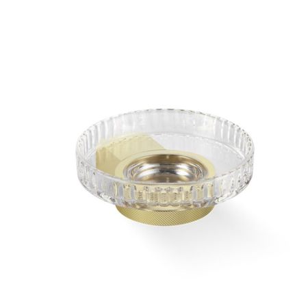 Decor Walther Club WSS Мыльница подвесная, граненое стекло, цвет: золото матовое, артикул 0857882