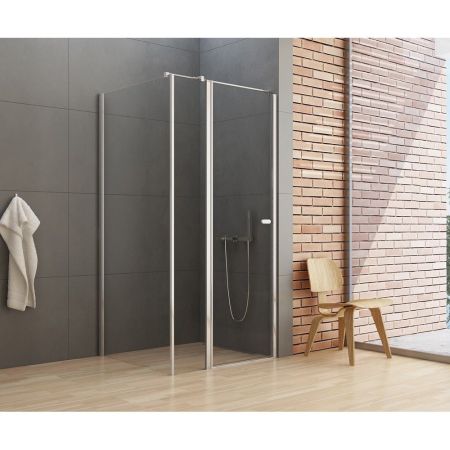 Душевое ограждение NEW TRENDY NEW SOLEO 100x110x195 K-0725 (хром), артикул K-0725