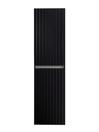ELEGANT Пенал настенный, подвесной, Чёрный матовый AM-ELEGANT-1500-2А-SO-NM-LED, артикул AM-ELEGANT-1500-2А-SO-NM-LED