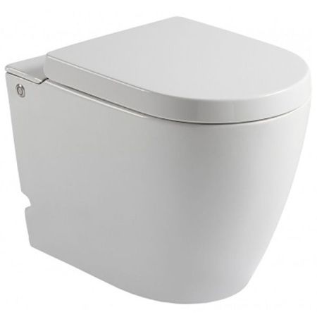 Унитаз Cerutti SPA B-376B 7264 с импульсным смывом приставной с сиденьем Микролифт Унитаз Cerutti SPA B-376B 7264 с импульсным смывом приставной с сиденьем Микролифт