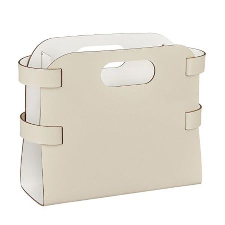 ADJ Журнальница, 16x36xH25 см., цвет: панна котта/белый, артикул 9868.16/10