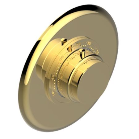 THG INFINI PORCELAINE BLANCHE Смеситель настенный встраиваемый, термостатический, цвет Matt gold PVD