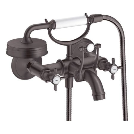 AX Montreux Смеситель для ванны , цвет шлифованный черный хром, артикул 16540340