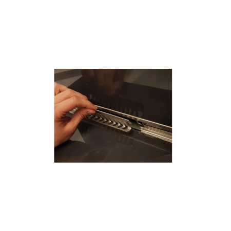 Желоб BERGES водосток WALL 600 пристенный, матовый хром, S-сифон D50 H60 боковой, артикул 090156