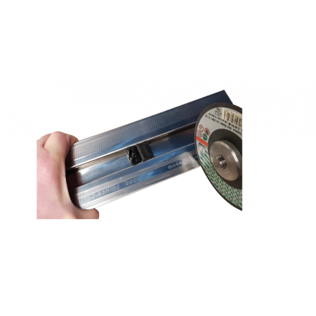 Желоб BERGES водосток SUPER Slim 800, хром глянец, S-сифон D50/105 H50 вертикальный, артикул 091054