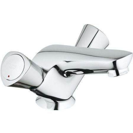Смеситель для раковины GROHE Costa S с донным клапаном (литой излив), хром (21255001), артикул 21255001