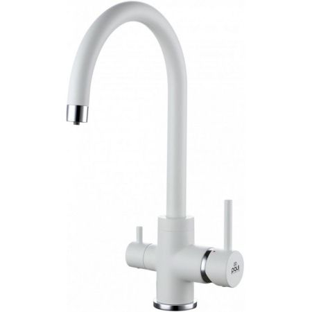 Смеситель для кухни Paulmark Essen Es213211-431 Белый матовый, артикул Es213211-431