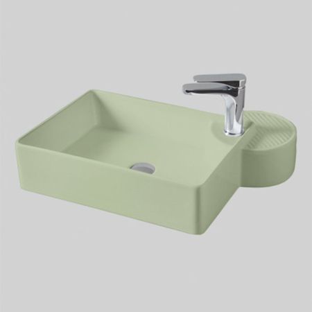 Artceram CARTESIO Раковина настольная 58х44 см, 1 отверстие, цвет зеленый глянцевый Акция, артикул CAL002 35 00 Акция