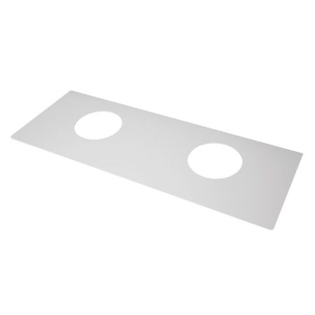 Столешница стеклянная для тумбы Dreja W, с отверстиями для 2-х раковин, артикул 99.9401