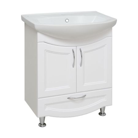 Тумба Runo Неаполь 65 под умывальник 00000000438 (Элеганс 65) (00-00001033), артикул 00-00001033