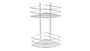 Полка Fixsen угловая двухэтажная цвет серый (FX-710-2)