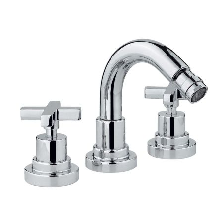 Nicolazzi M.Croce Смеситель для биде на 3 отверстия, излив: 135мм, цвет: хром, артикул 2215CR27