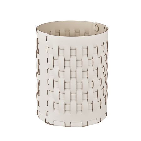 ADJ Корзина Bottega, D20xH25 см., цвет: белый/панна котта, артикул 1525.10/16