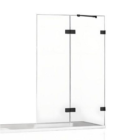 Шторка для ванны NEW TRENDY AVEXA 100 см EXK-1983 R (черный), артикул EXK-1983