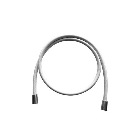 FIMA|Carlo Frattini Spillo Steel Шланг для душа 1500 мм., цвет INOX/белый матовый FIMA|Carlo Frattini Spillo Steel Шланг для душа 1500 мм., цвет INOX/белый матовый