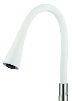 Гибкий излив для кухонного смесителя Savol S-MCG02L, белый