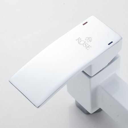 Гигиенический душ со смесителем Rose R1505F-1, белый/хром