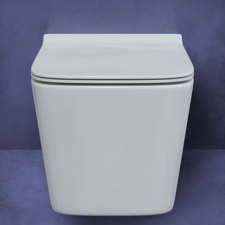 Унитаз BERGES подвесной FLOE 55 см, сиденье дюропласт Floe Slim SO, микролифт, быстросьем