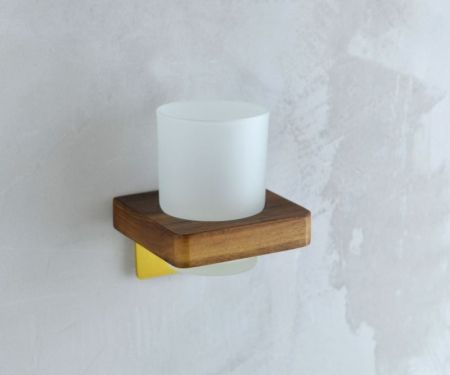 Стакан для ванной комнаты Bronze de Luxe FOREST 10704G, матовое золото, артикул 10704G