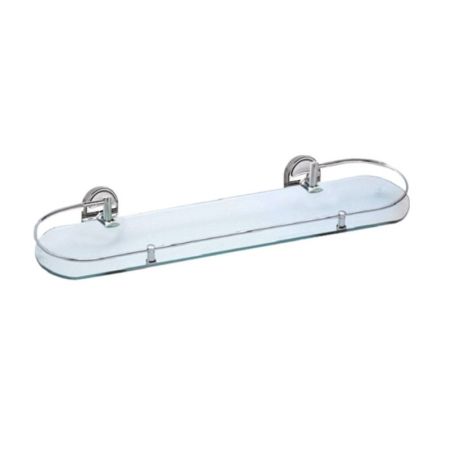 Полка стеклянная Haiba HB1907-1, хром, артикул HB1907-1