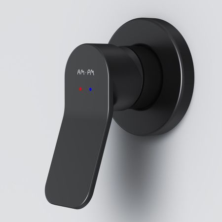 F85A65022 X-Joy, cмеситель д/душа монтируемый в стену, черный, шт.