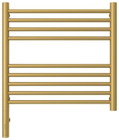 Полотенцесушитель электрический "БОГЕМА 3.0" прямая 500х500 / МЭМ левый (Матовое золото), артикул 032-5804-5050