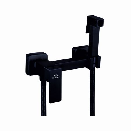 Гигиенический душ со смесителем FASHUN A57504-7, черный