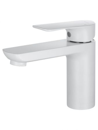 Смеситель для раковины WONZON & WOGHAND Line, Белый матовый (WW-A40732-MW), артикул WW-A40732-MW