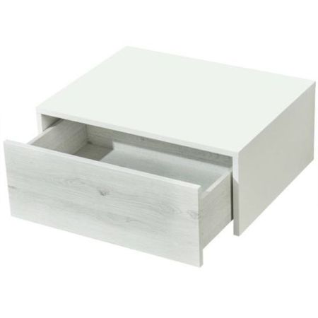 Комод Акватон Сакура 60 1A220403SKW80 подвесной Ольха наварра Белый глянец, артикул 1A220403SKW80