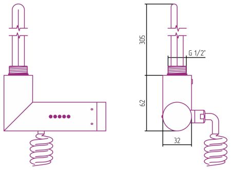 Модуль электрический многофункциональный "МЭМ левый СУНЕРЖА" (Черный хром), артикул 01-1517-1007
