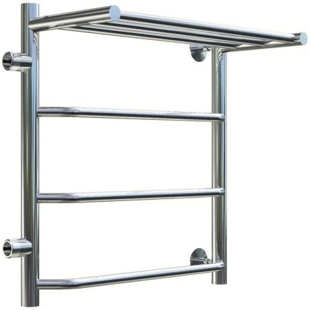 Водяной полотенцесушитель Тругор Браво 1 П ПМ L 60x50 с полкой Хром