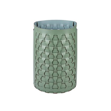 Colombo Adj Круглая корзина Dubai, D40H57 см, цвет: эвкалипт/небесный, артикул BADJ2057-6050