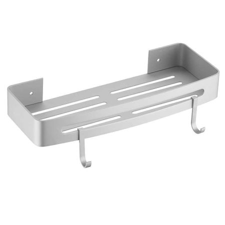 Полка металлическая с крючками FASHUN A7336-17, алюминиевый, артикул A7336-17