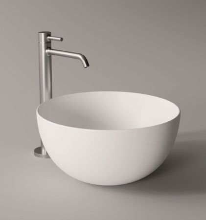 Alice Unica, накладная круглая раковина Ø40х20h см, цвет белый глянцевый, артикул 32180101