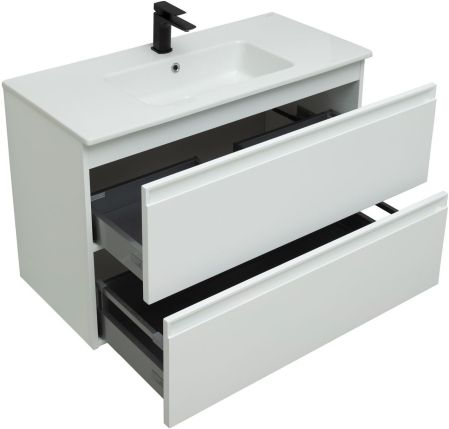 Тумба под раковину Allen Brau Eclipse 100 1.E1003.WM белый матовый, артикул 1.E1003.WM