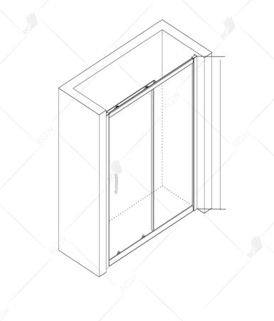 Душевая дверь RGW CL-14B (1300, Прозрачное)