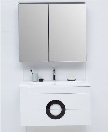 Тумба с раковиной De Aqua Форма 90 белый, артикул 00212700