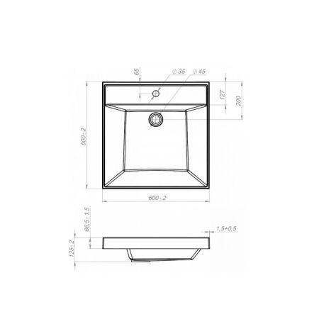 Раковина над стиральной машиной Maretti SF13SM07-844, белая, артикул SF13SM07-844