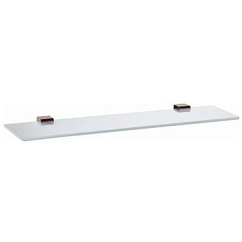 Полка стеклянная Rav Slezak NIL NLA0900/60MGL, серый металлик глянцевый