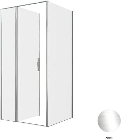 Душевой уголок Allen Brau Priority 100x90 3.31028.00 + 3.31043.00 хром, артикул 3.31028.00 + 3.31043.00