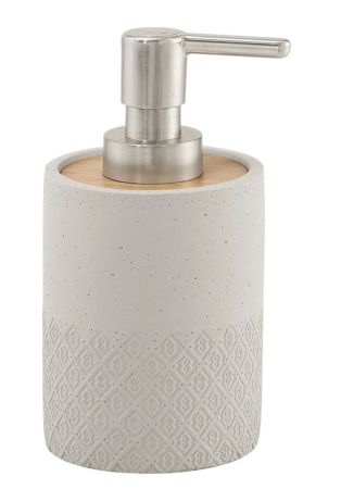 Gedy Afrodita, настольный дозатор с пластиковой помпой, цвет серый, артикул 4980(08)