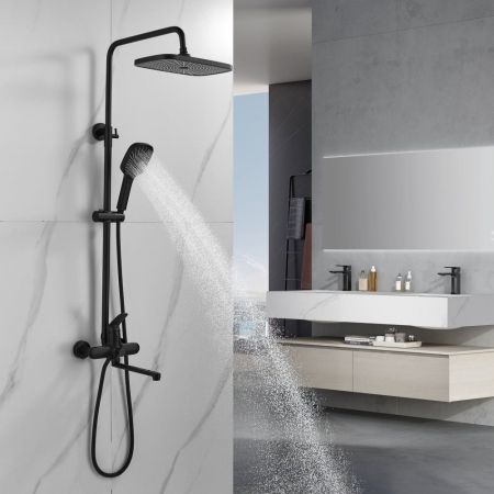 Душевая система Raffine F3685H, черный, артикул F3685H