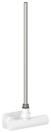 Вентиль 1х1/2" угловой маховик-скрытый EU50 правое (Белый (RAL-9003))