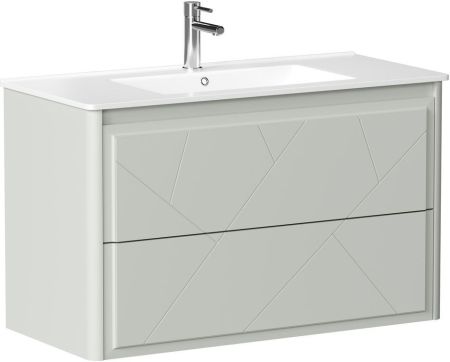 Тумба под раковину Allen Brau Paris 100 1.360002.PWM папирус матовый, артикул 1.360002.PWM