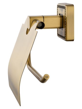 Держатель для туалетной бумаги с крышкой WONZON & WOGHAND ROMA, Бронза (WW-7226), артикул WW-7226