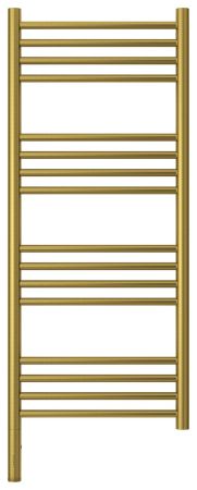 Полотенцесушитель электрический "БОГЕМА 3.0" прямая 1000х400 / МЭМ левый (Состаренная латунь), артикул 051-5804-1040